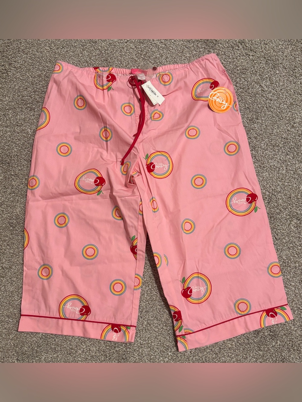 NWT - La Senza Candy Capri Length PJ's - Size Medium (Fits Medium to Large)